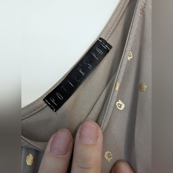 Potter's Pots Golden Apple Mini Dress - Size S - Picture 3 of 6